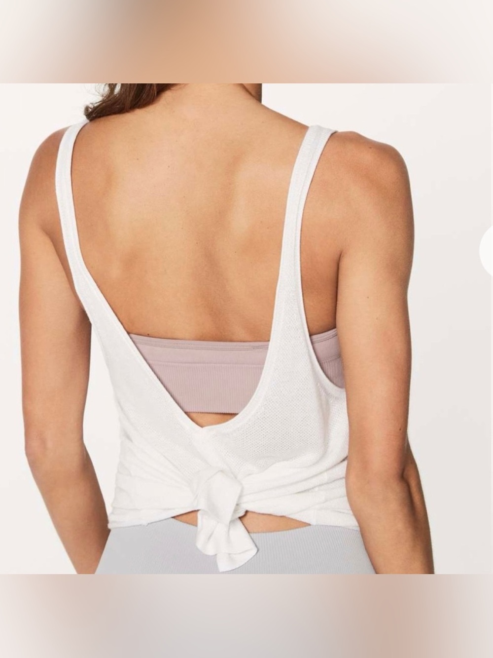 Lululemon X Taryn Toomey Heart Opener Knit Cami - White